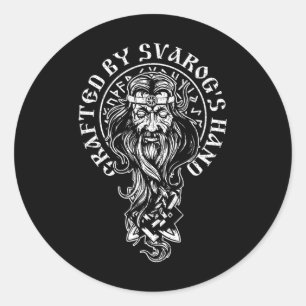 Sticker Rond Être céleste slave Artisanat Païens Slaves P