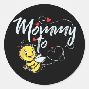 Sticker Rond Être maman Être nouvelle maman 2024 Fête des mères