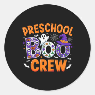 Sticker Rond Étudiant de maternelle Boo Crew de maternelle Ense