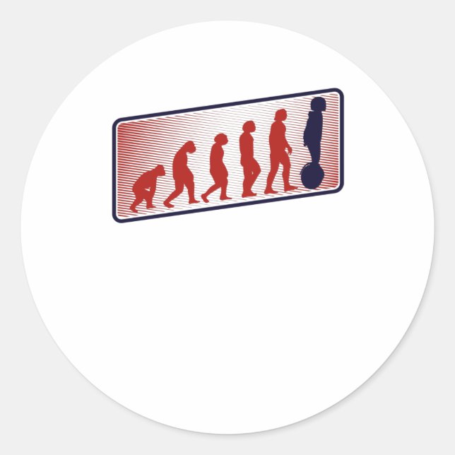 Sticker Rond EUC Monowheel Evolution E Unicycle (Devant)