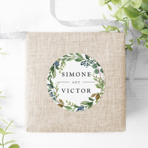 Sticker Rond Eucalyptus Grove   Mariage de couronne botanique
