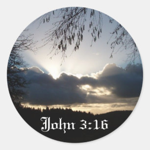 Sticker Rond Eugene, OU… 3h16 de John
