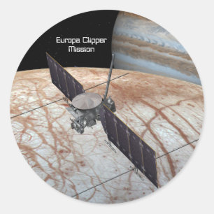 Sticker Rond Europa Clipper Mission Spacraft