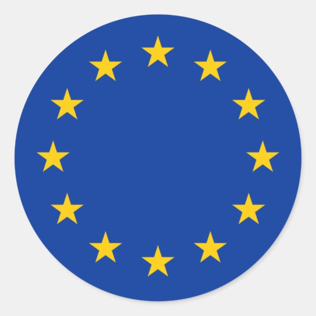 Sticker Rond Europe (Devant)
