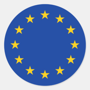 Sticker Rond europe
