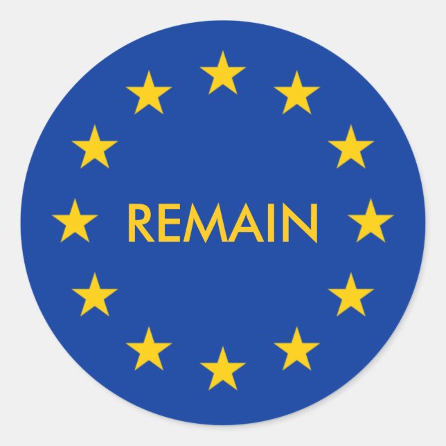 Sticker Rond Europe (Devant)