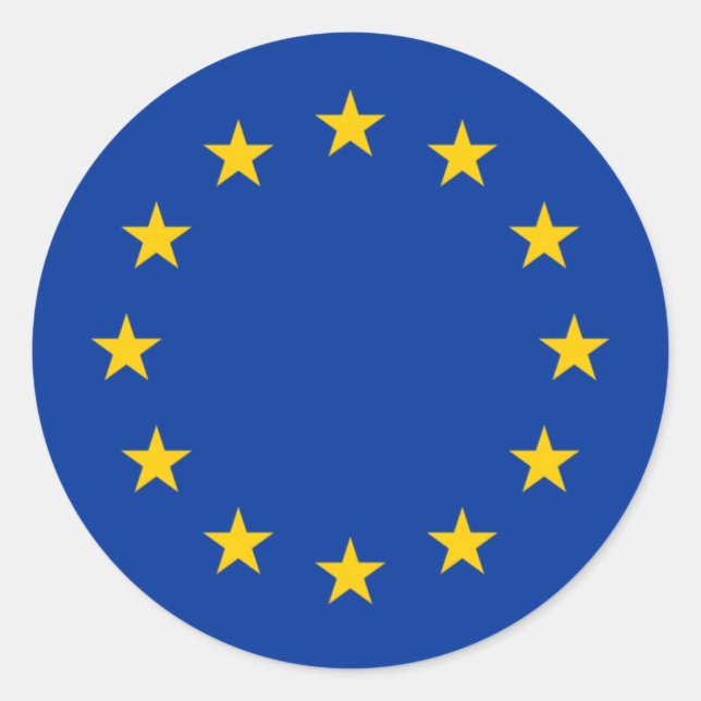 Sticker Rond Europe (Devant)