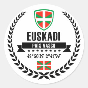 Sticker Rond Euskadi