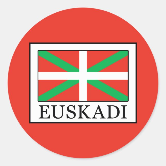Sticker Rond Euskadi (Devant)