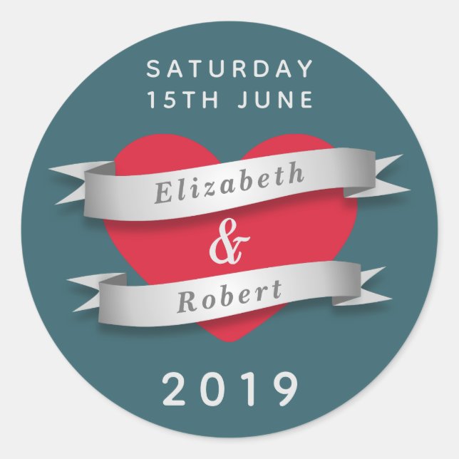 Sticker Rond Événement Couples (Devant)