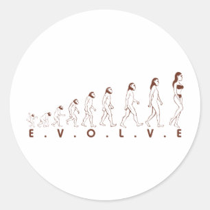 Sticker Rond évoluez