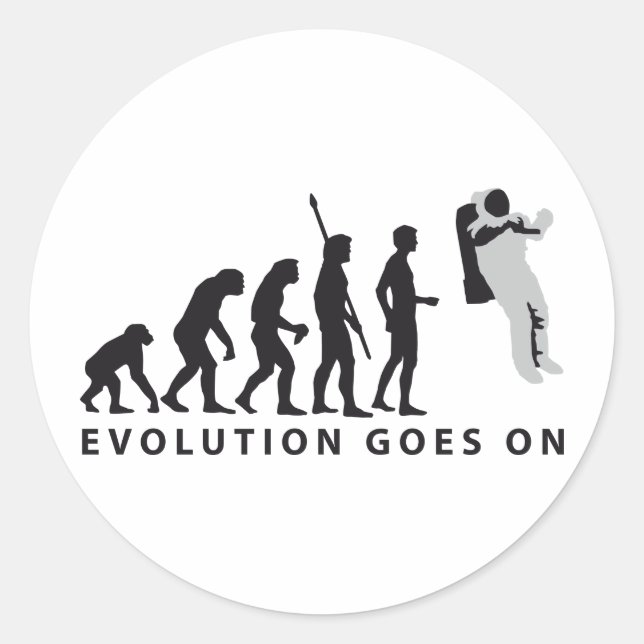 Sticker Rond evolution (Devant)