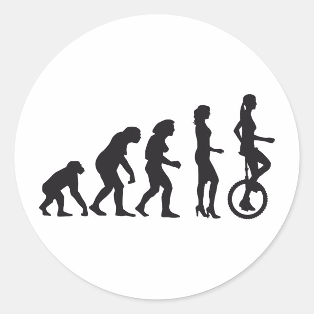 Sticker Rond evolution (Devant)