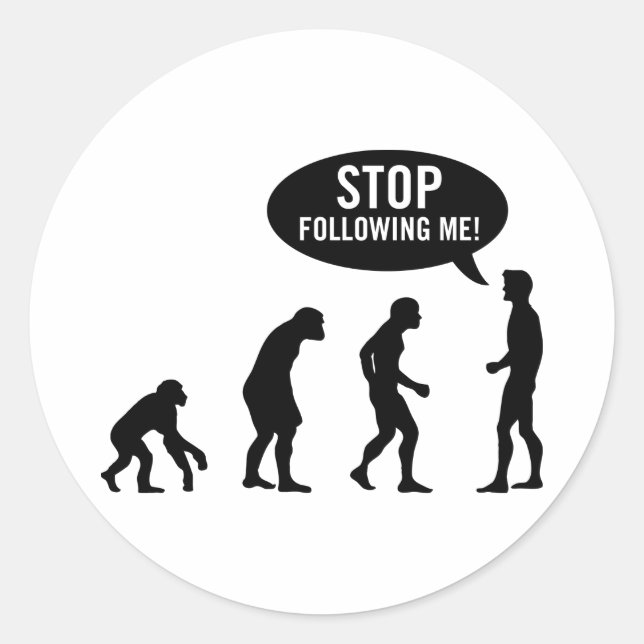 Sticker Rond évolution (Devant)
