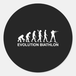 Sticker Rond Evolution Biathlon 3