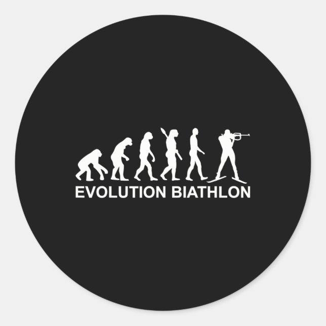 Sticker Rond Evolution Biathlon 3 (Devant)