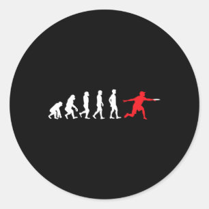 Sticker Rond Évolution ultime du disque volant Friskee Sports P