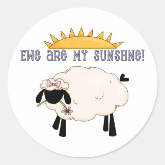 Sticker Rond ewe