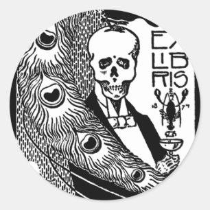 Sticker Rond Ex Libris