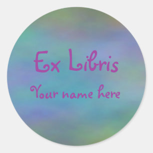 Sticker Rond ex Libris