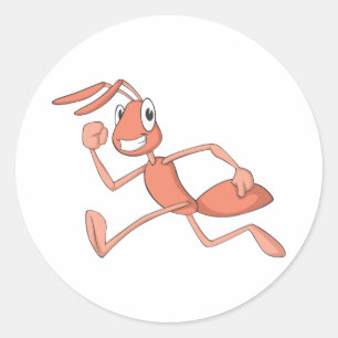 Sticker Rond Exécution de la fourmi