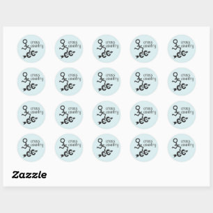 Sticker Rond Exécution inter-pays