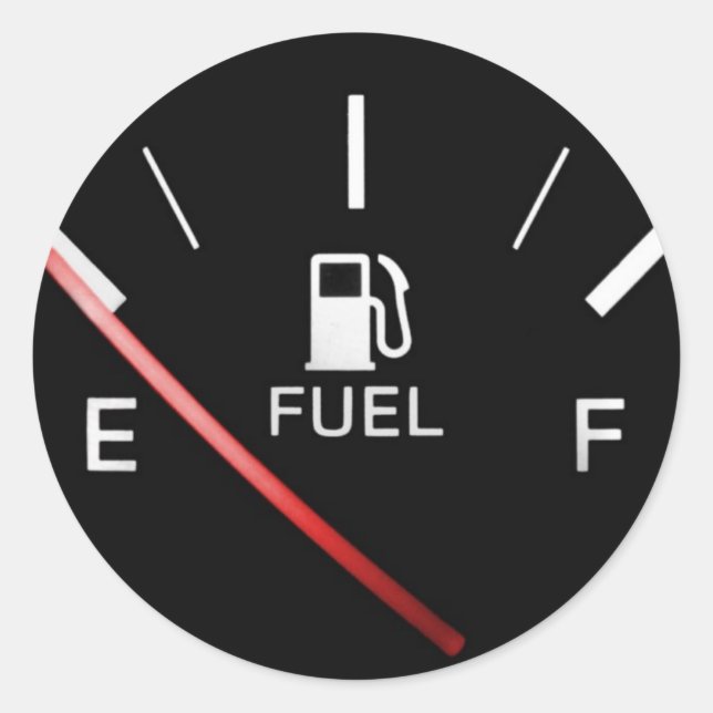 Sticker Rond Exécution sur vide (Devant)