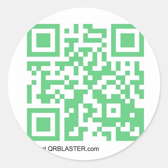 Sticker Rond Exemple d'autocollant (Devant)