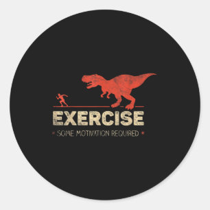 Sticker Rond Exercice pour hommes, un peu de motivation nécessa