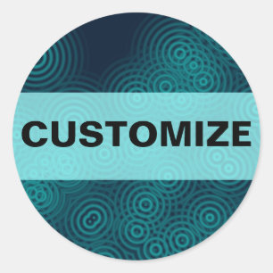 Sticker Rond Expérience anti-gravité