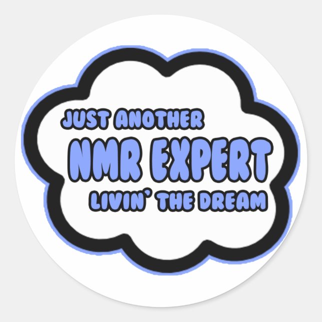 Sticker Rond Expert RMN .. Vivre le rêve (Devant)