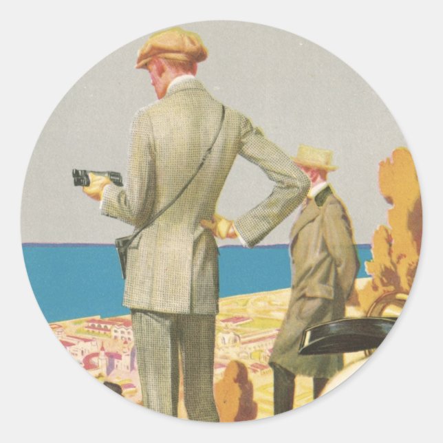 Sticker Rond Exposition Pacifique du Panama (Devant)