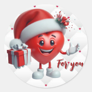 Sticker Rond Express your affection effortlessly.