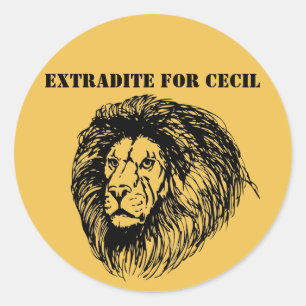 Sticker Rond Exradite Pour Cecil