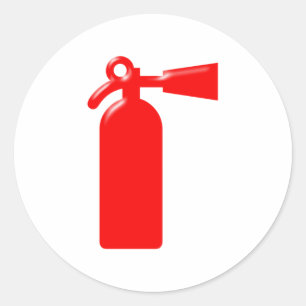 Sticker Rond Extincteur fire
