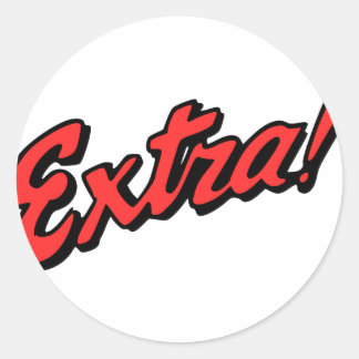 Sticker Rond Extra ! Exclusif