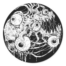 Eyball Horreur noir Inkwork