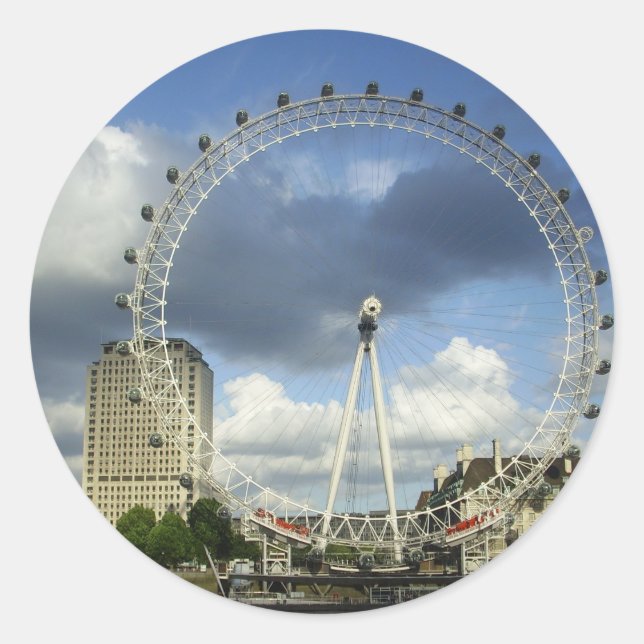 Sticker Rond Eye de Londres (Devant)