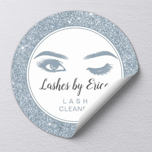 Sticker Rond Eyelash Extensions Nettoyeur de Lash Dusty Parties