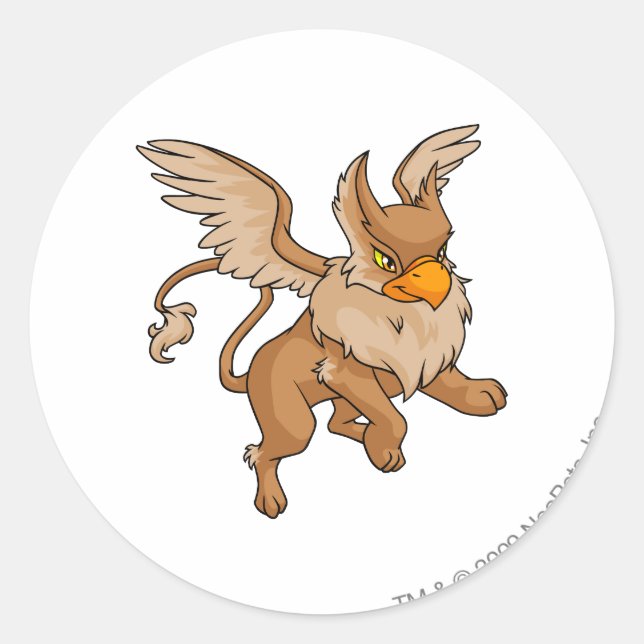 Sticker Rond Eyrie Brown (Devant)
