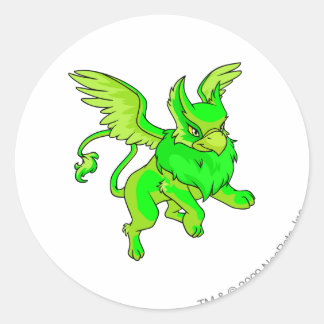 Sticker Rond Eyrie Glissant