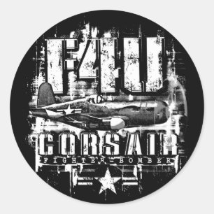 STICKER ROND F4U CORSAIR