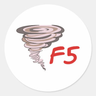 STICKER ROND F5 TORNADO