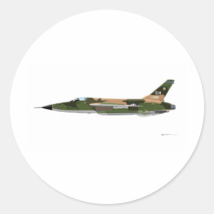 Sticker Rond F-105 Thunderchief