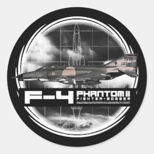 Sticker Rond F-4 Phantom II