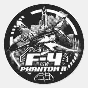 Sticker Rond F-4 Phantom II