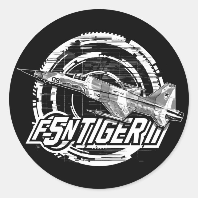 Sticker Rond F-5N Tiger II (Devant)