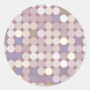 Sticker Rond Fabric circles abstract pattern