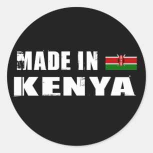 Sticker Rond Fabriqué au Kenya