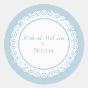 Sticker Rond Fabriqué avec amour